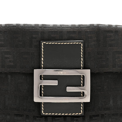 Fendi Zucchino Mini Baguette Black 8 of 15