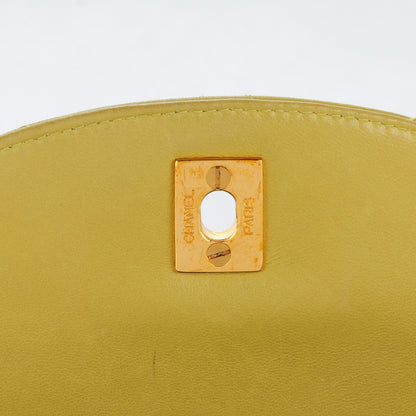 Chanel Lambskin Quilted Shoulder Flap Bag Green 6 of 11