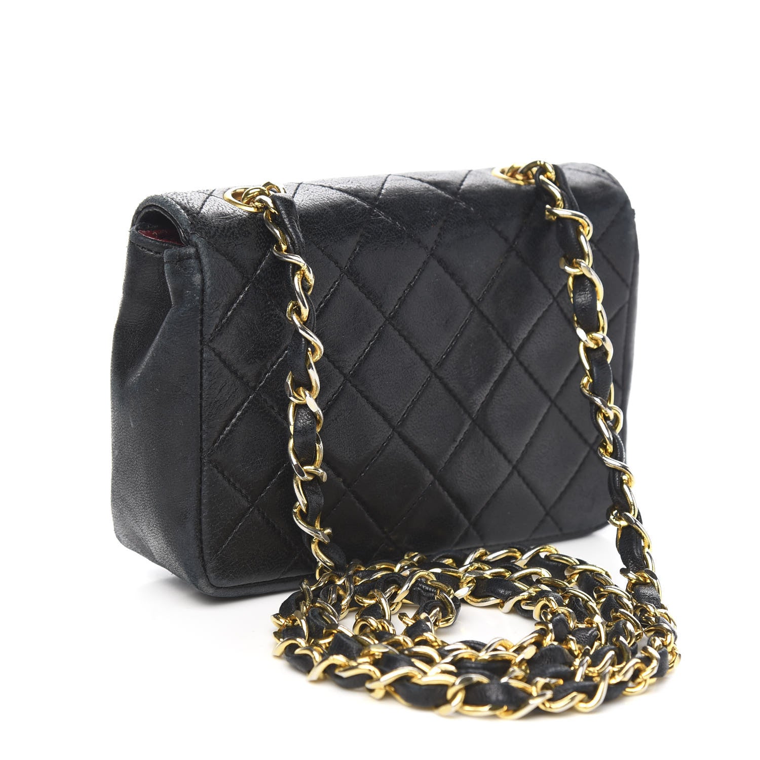 Chanel Lambskin Quilted Extra Mini Flap Black 2 of 11