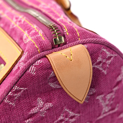 Louis Vuitton Monogram Denim Neo Speedy Fuchsia 11 of 11
