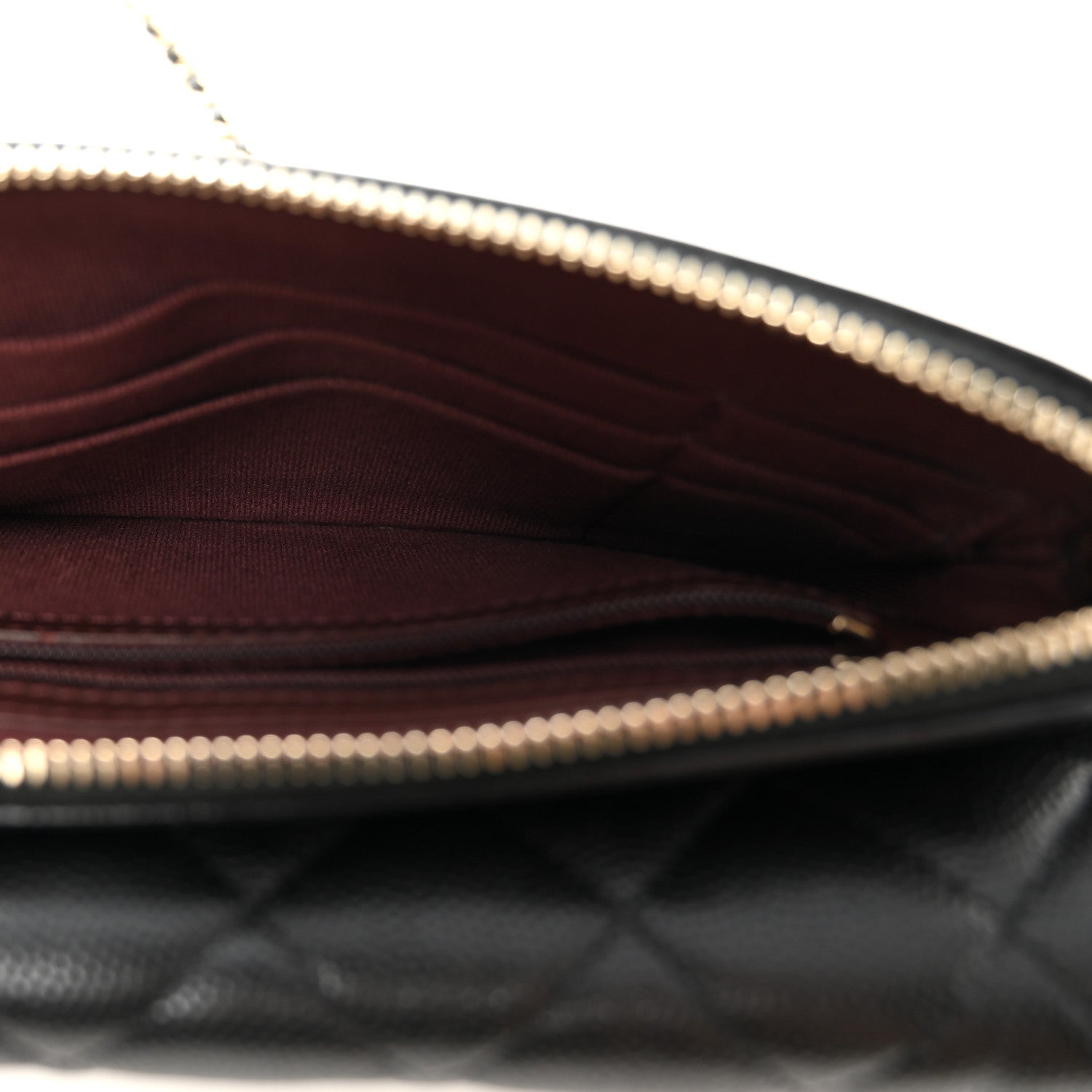 Chanel Caviar Quilted Flap Phone Holder With Chain Black 5 of 11