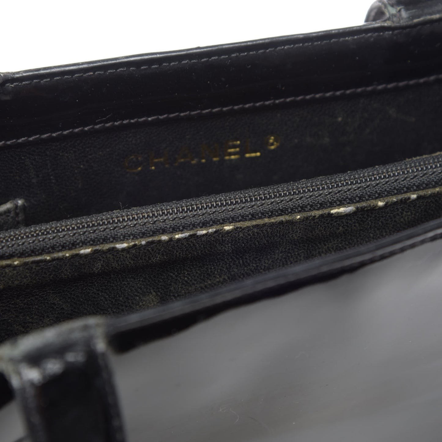 Patent Logo Tote Black
