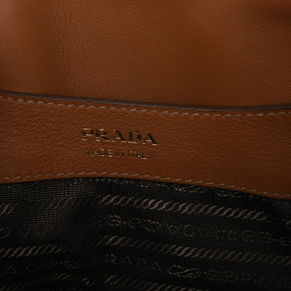 Prada Calfskin Medium Shoulder Bag Caramel 6 of 9