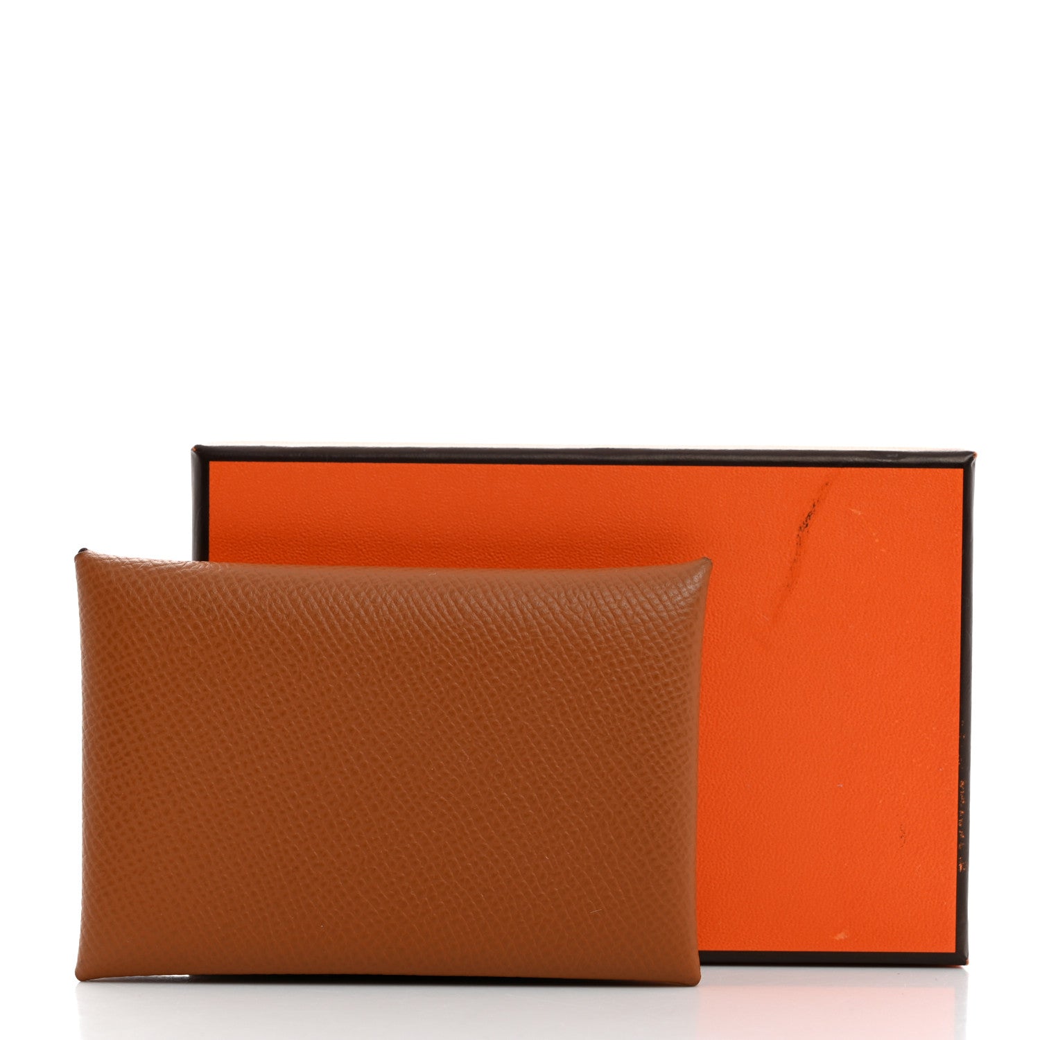 Hermes Epsom Calvi Card Case Gold 8 of 8