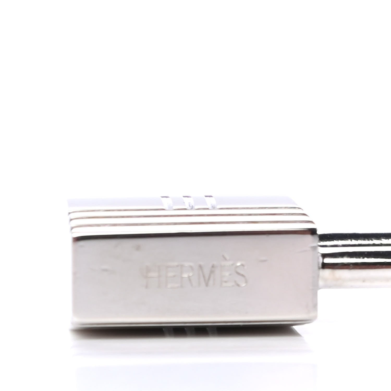 Hermes Palladium Breloque Bag Charm Silver 3 of 3