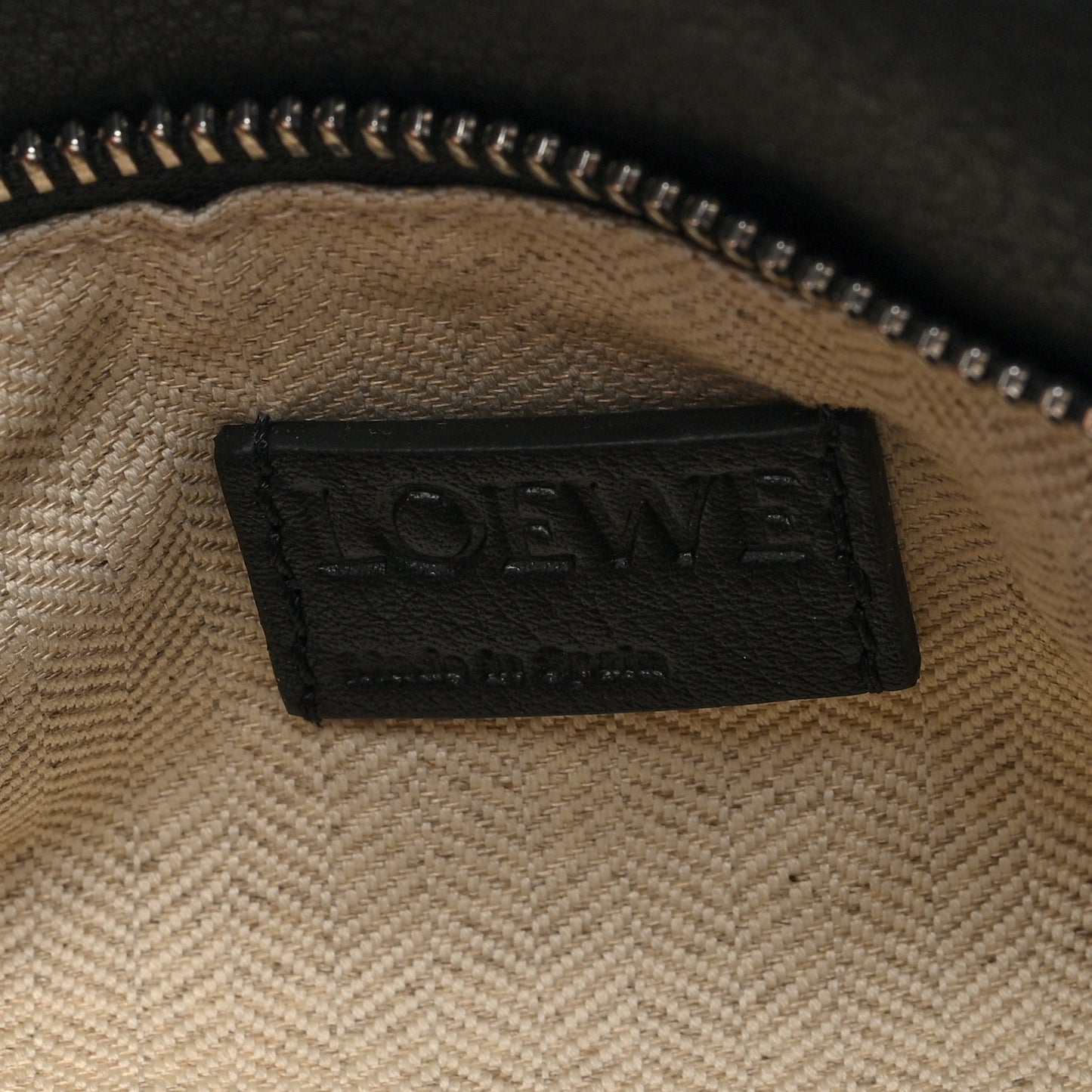 Calfskin Small Puzzle Bag Black