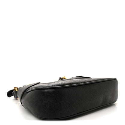 Gucci Goatskin Small Aphrodite Shoulder Bag Black 4 of 10