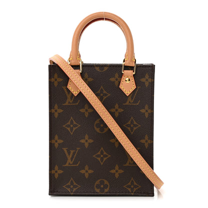 Louis Vuitton Monogram Petit Sac Plat 1 of 13