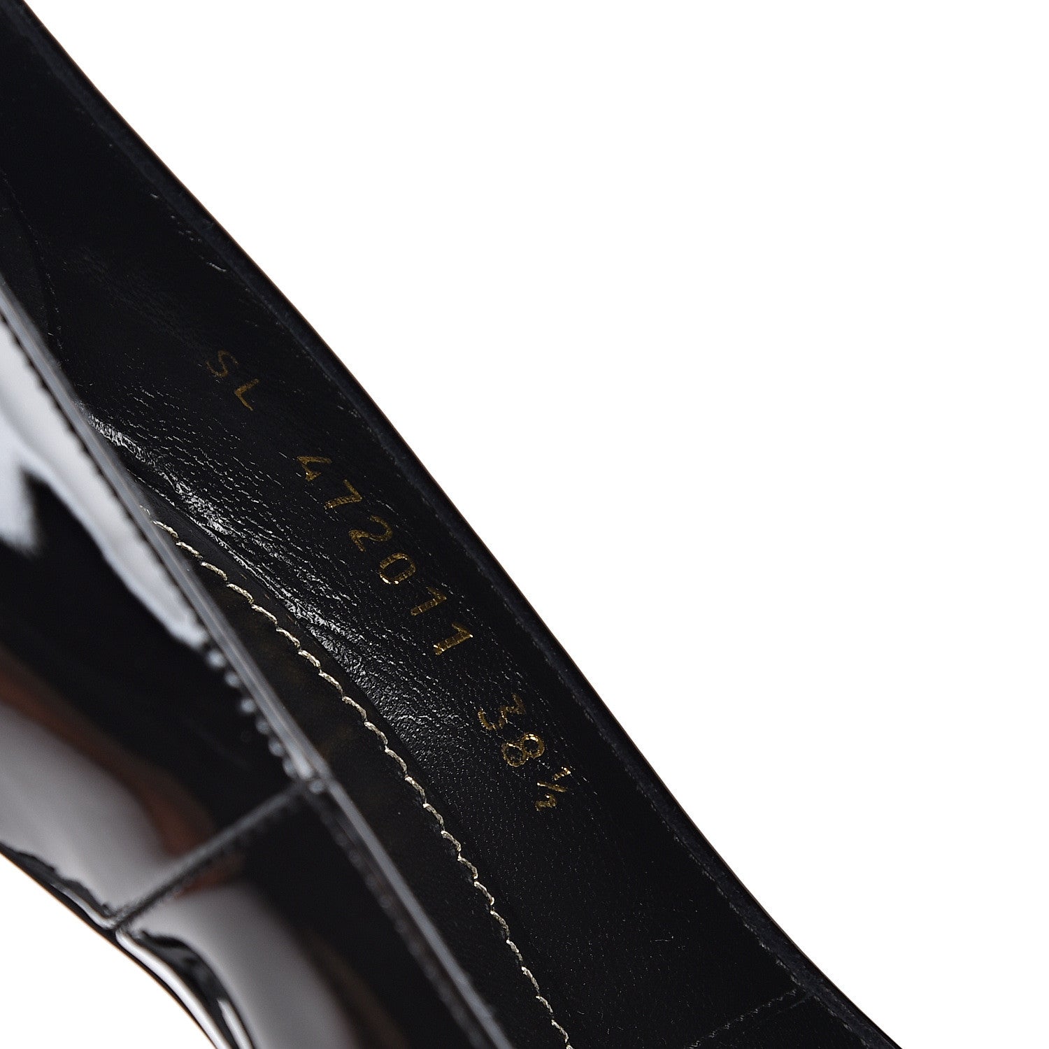 Saint Laurent Patent Opyum 110 Pumps 38.5 Black 8 of 9