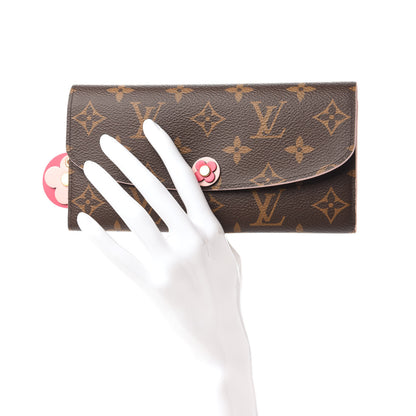 Louis Vuitton Monogram Bloom Flower Emilie Wallet Fuchsia 2 of 10