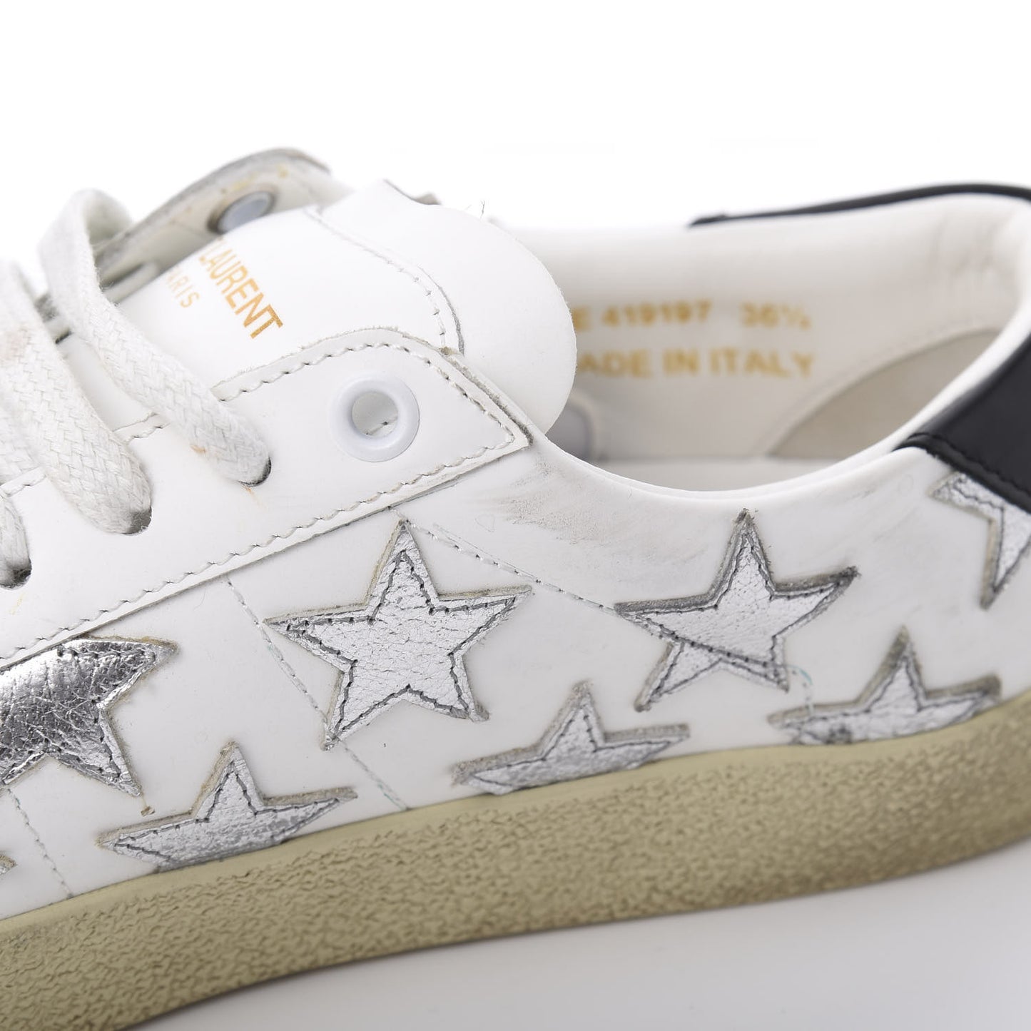 Nappa Star Court Sneakers 36.5 Off White