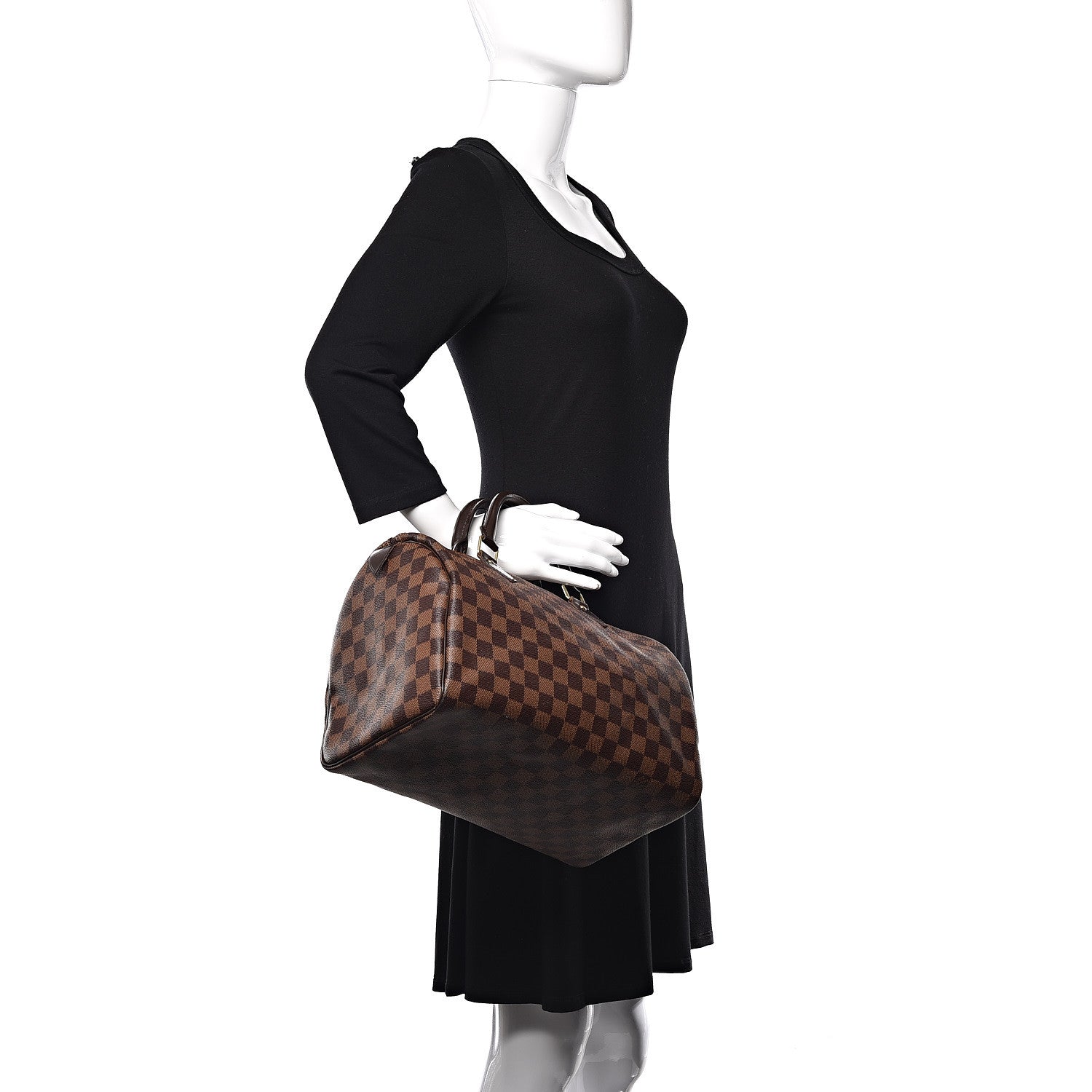 Louis Vuitton Damier Ebene Speedy 30 2 of 17