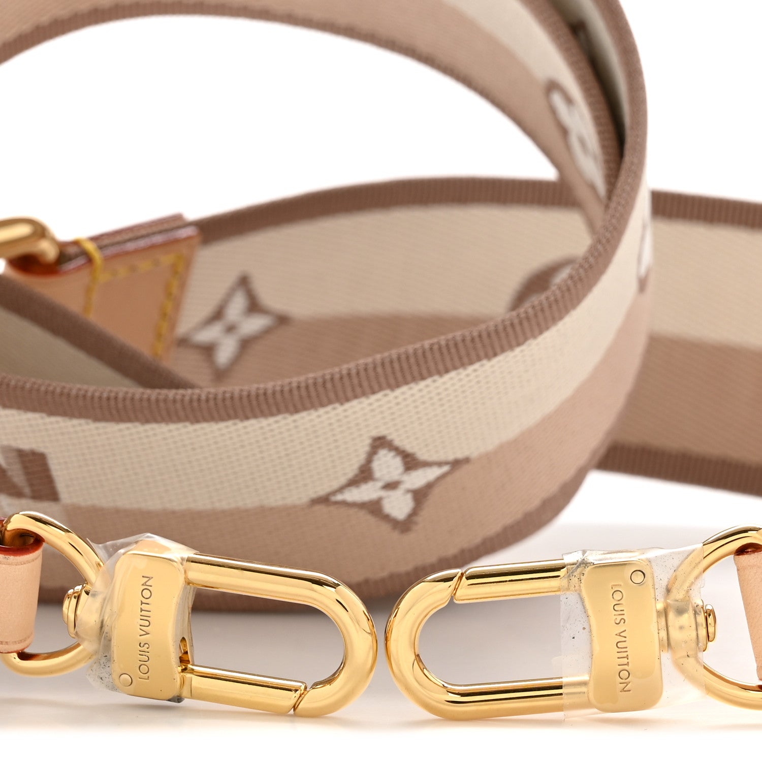 Louis Vuitton Jacquard Speedy Bandouliere 20 Shoulder Strap Beige 3 of 5