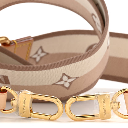 Louis Vuitton Jacquard Speedy Bandouliere 20 Shoulder Strap Beige 3 of 5