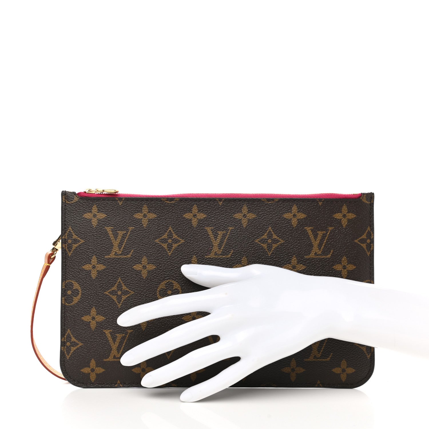 Louis Vuitton Monogram Neverfull MM GM Pochette Pivoine 3 of 7