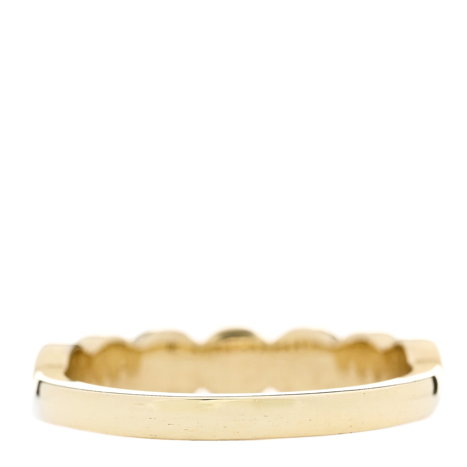 Jennifer Meyer 18K Yellow Gold Mini Circle Link Ring 49 5 4 of 5