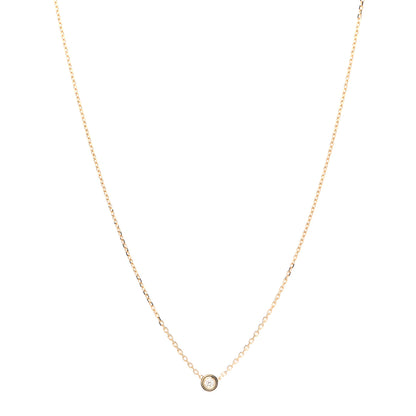 Cartier 18K Yellow Gold Diamond XS D'Amour Pendant Necklace 1 of 7