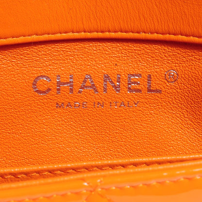 Chanel Patent Quilted Extra Mini Flap Light Orange 7 of 9