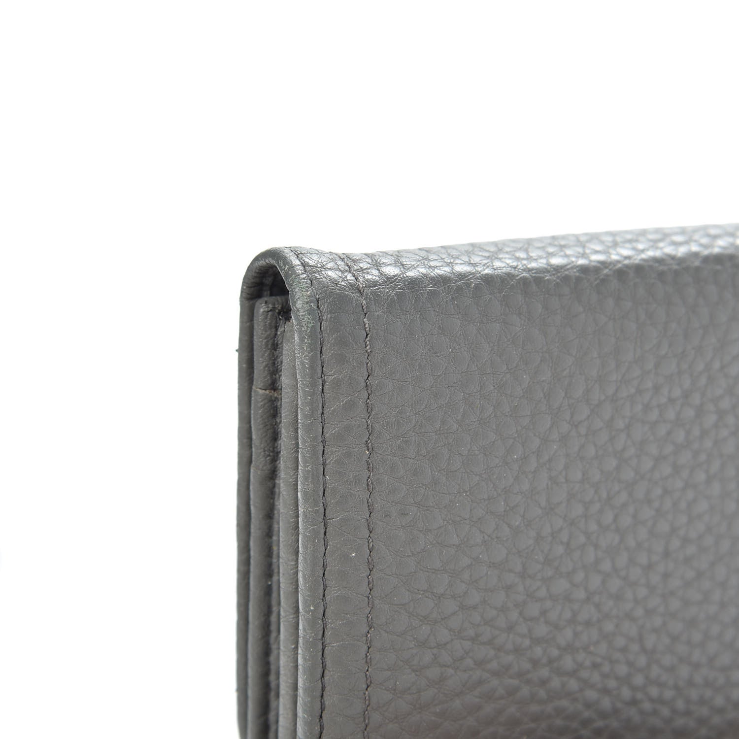 Prada Vitello Daino Flap Continental Wallet Marmo 9 of 9