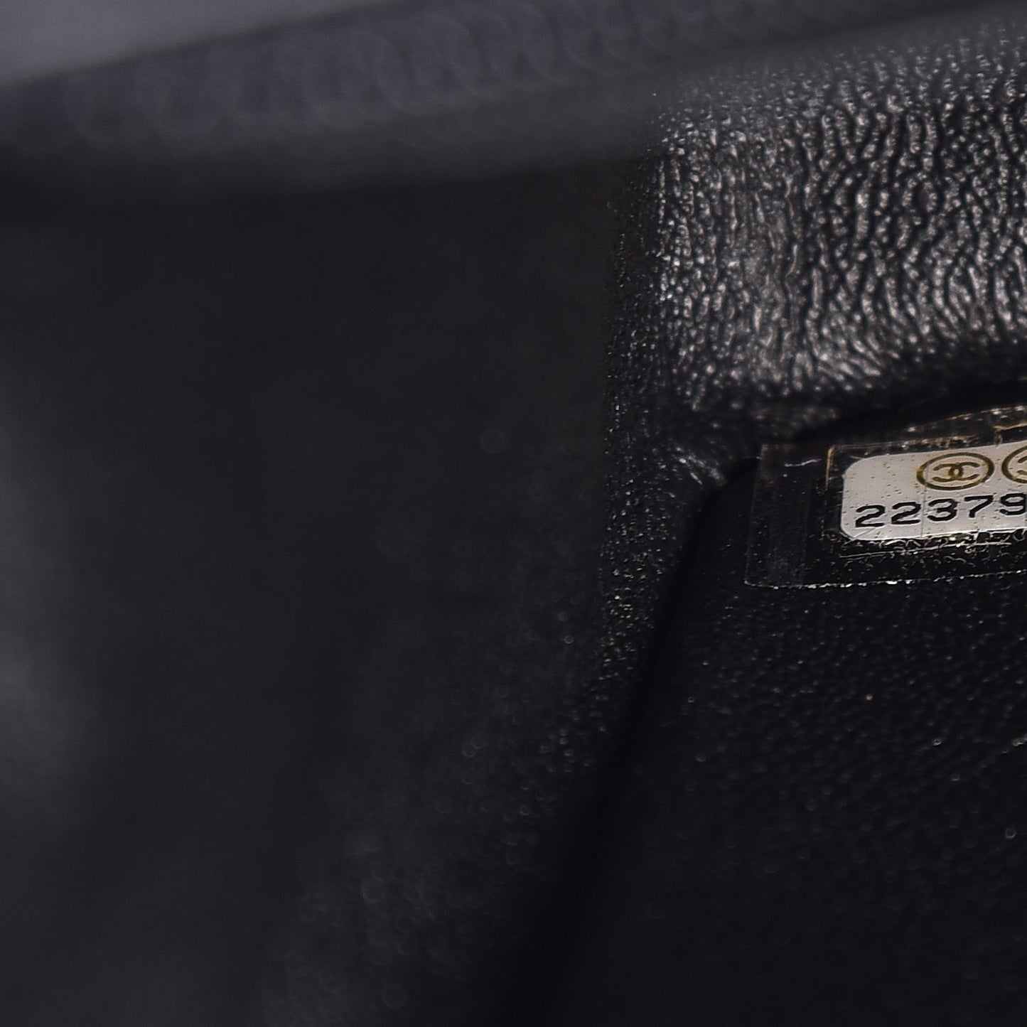 Lambskin Quilted Mini Square Flap Black