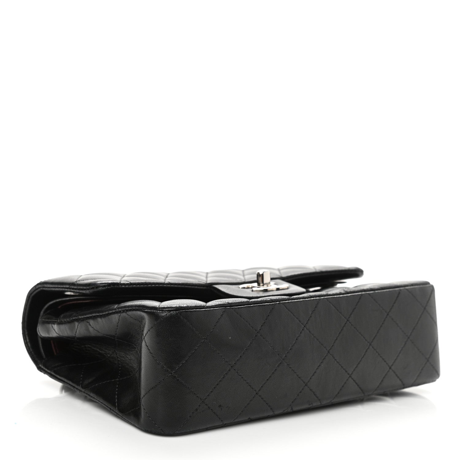 Chanel Lambskin Quilted Small Double Flap Black 4 of 13
