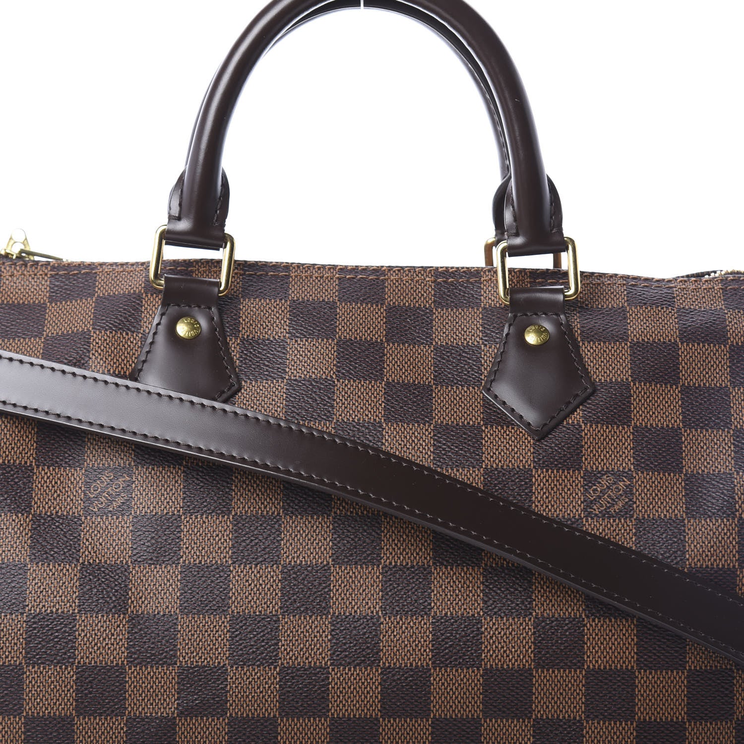 Louis Vuitton Damier Ebene Speedy Bandouliere 30 7 of 10