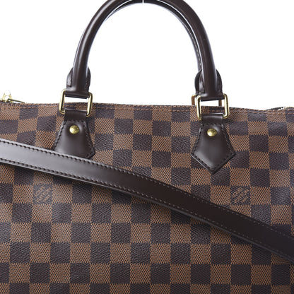 Louis Vuitton Damier Ebene Speedy Bandouliere 30 7 of 10