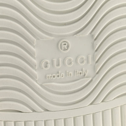 Gucci Calfskin Mens Ace Sneakers 8 White Green 7 of 12