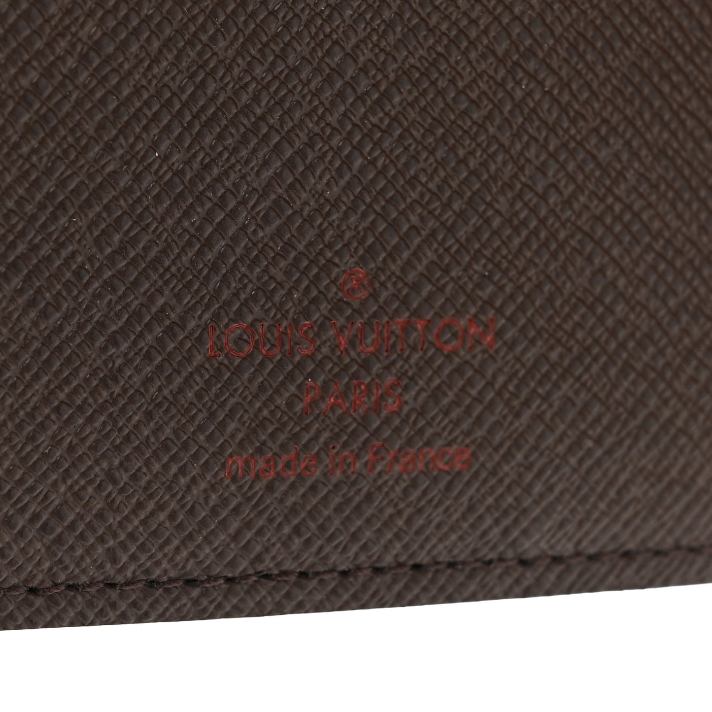 Damier Ebene Medium Ring Agenda Cover