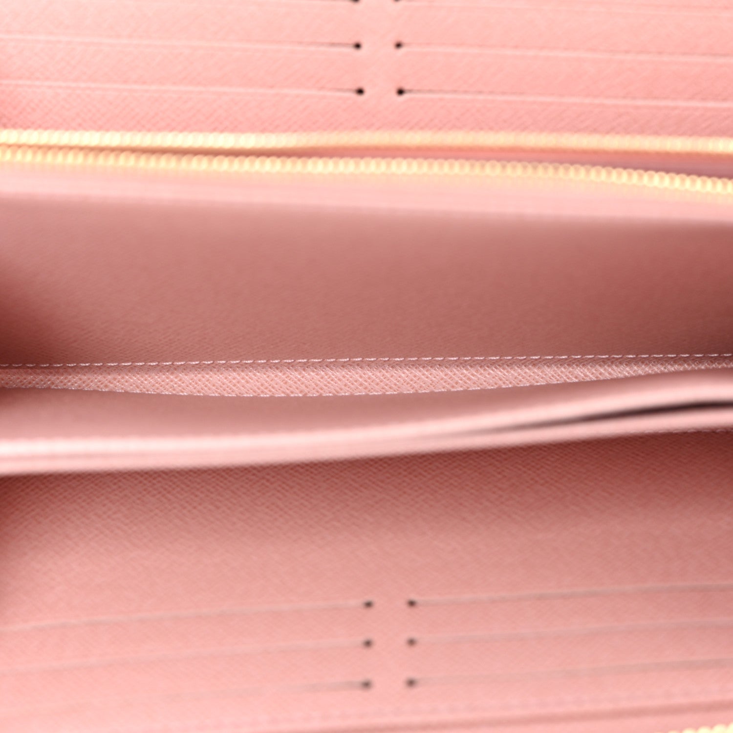 Louis Vuitton Damier Azur Zippy Wallet Rose Ballerine 5 of 6