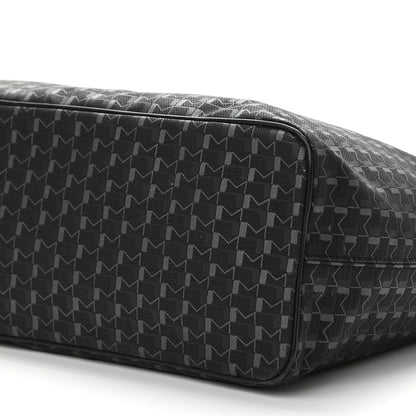 Moynat Calfskin Canvas 1920 M Monogram MM Tote Black Multicolor 9 of 9