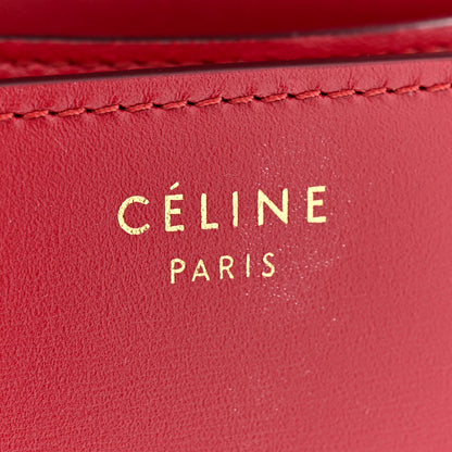 Celine Box Calfskin Small Classic Box Flap Bag Red 6 of 14