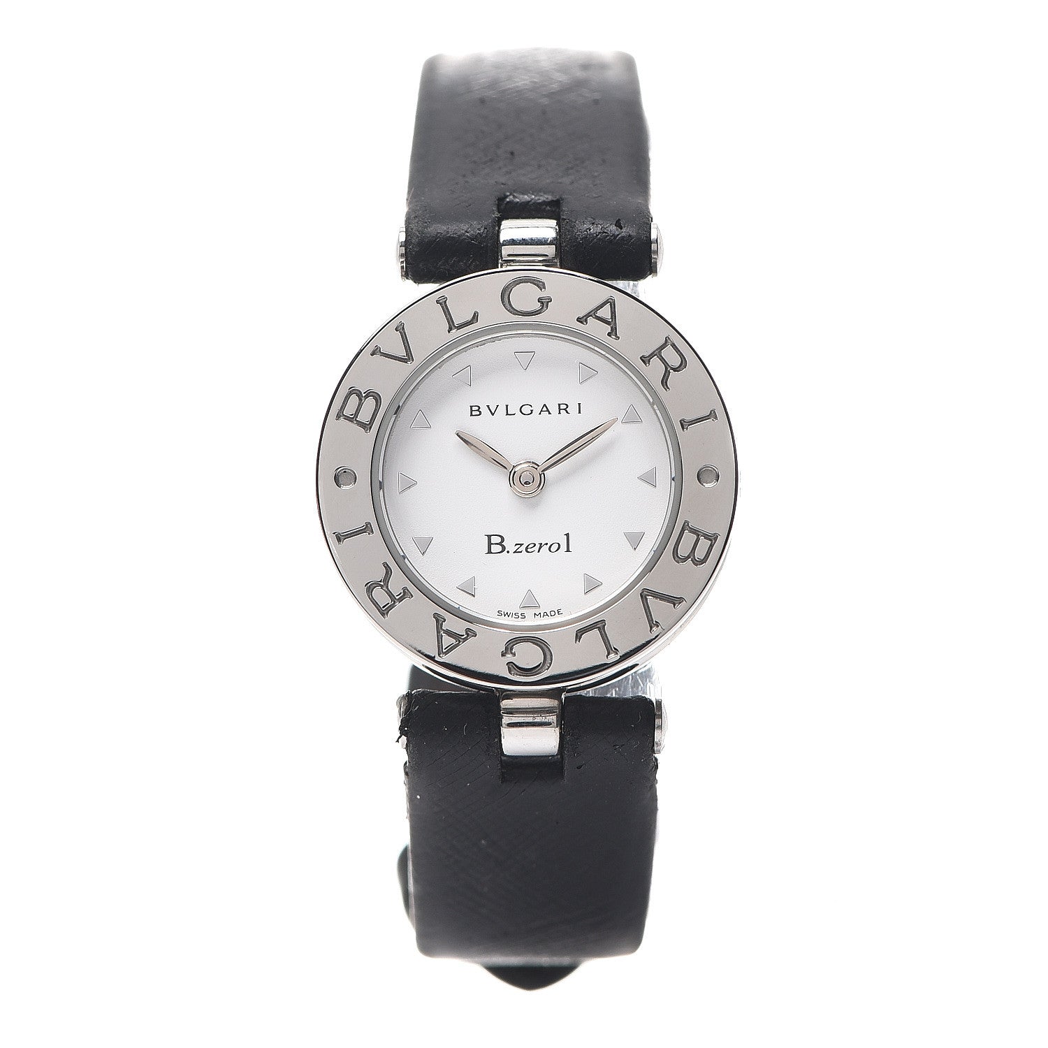 Bulgari Stainless Steel Calfskin 22mm B.Zero1 Quartz Watch 1 of 7