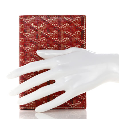 Goyard Goyardine Pocket Organizer Wallet Red 2 of 7