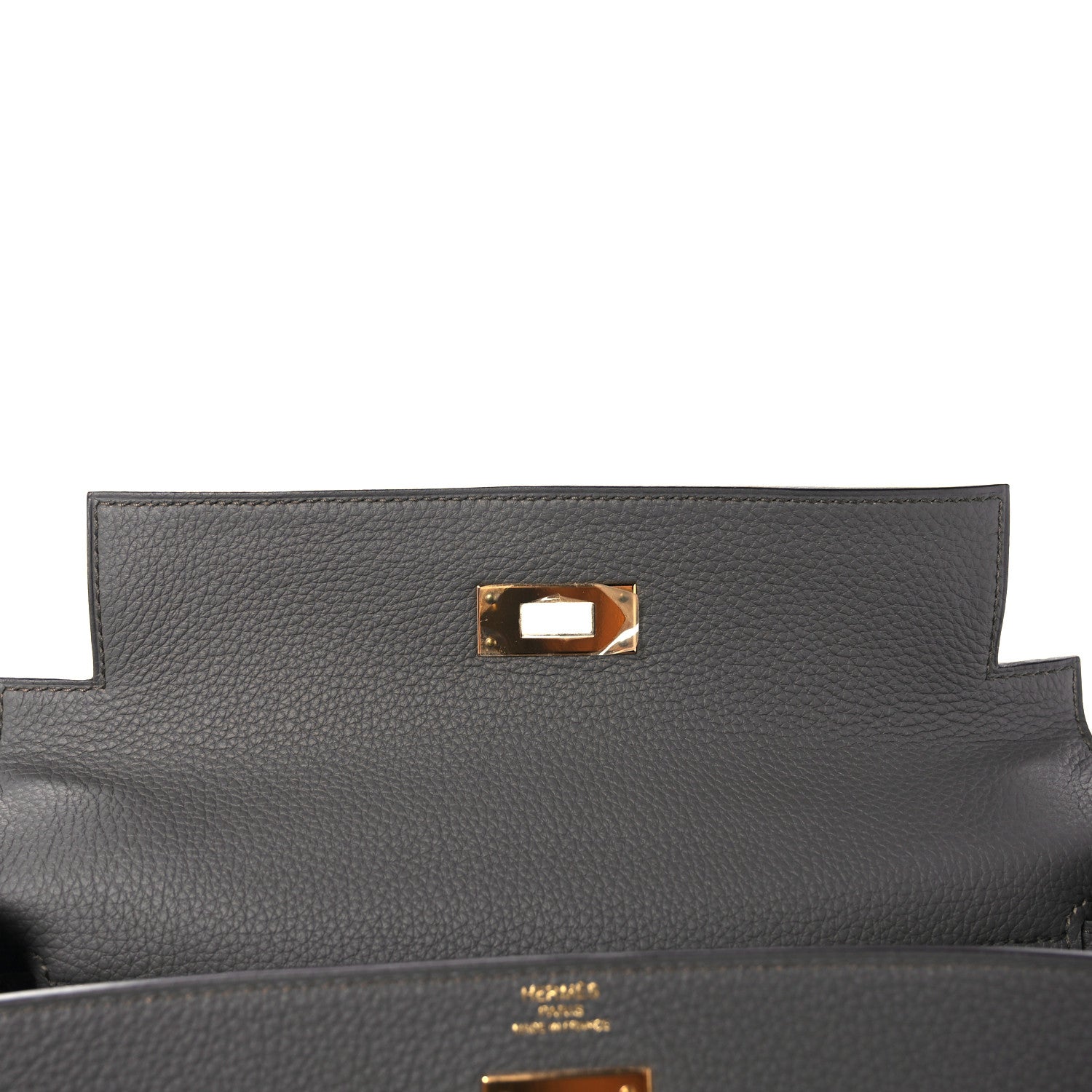 Hermes Togo Kelly Retourne 28 Etain 19 of 38