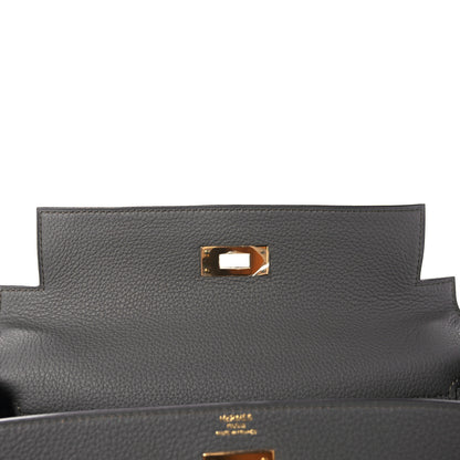 Hermes Togo Kelly Retourne 28 Etain 19 of 38