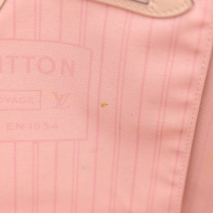 Louis Vuitton Damier Azur Braided Neverfull MM Pink 11 of 11