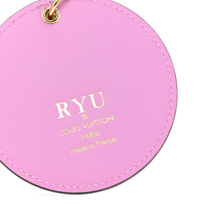 Louis Vuitton Vernis Valentine Bag Charm Key Holder Baby Blue Neon 3 of 5