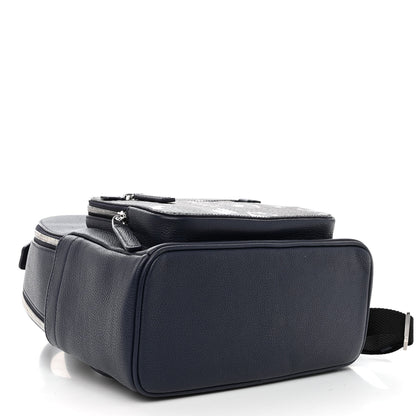 MCM Calfskin Visetos Floral Leopard Klassik Small Stark Backpack Blue Black 4 of 9