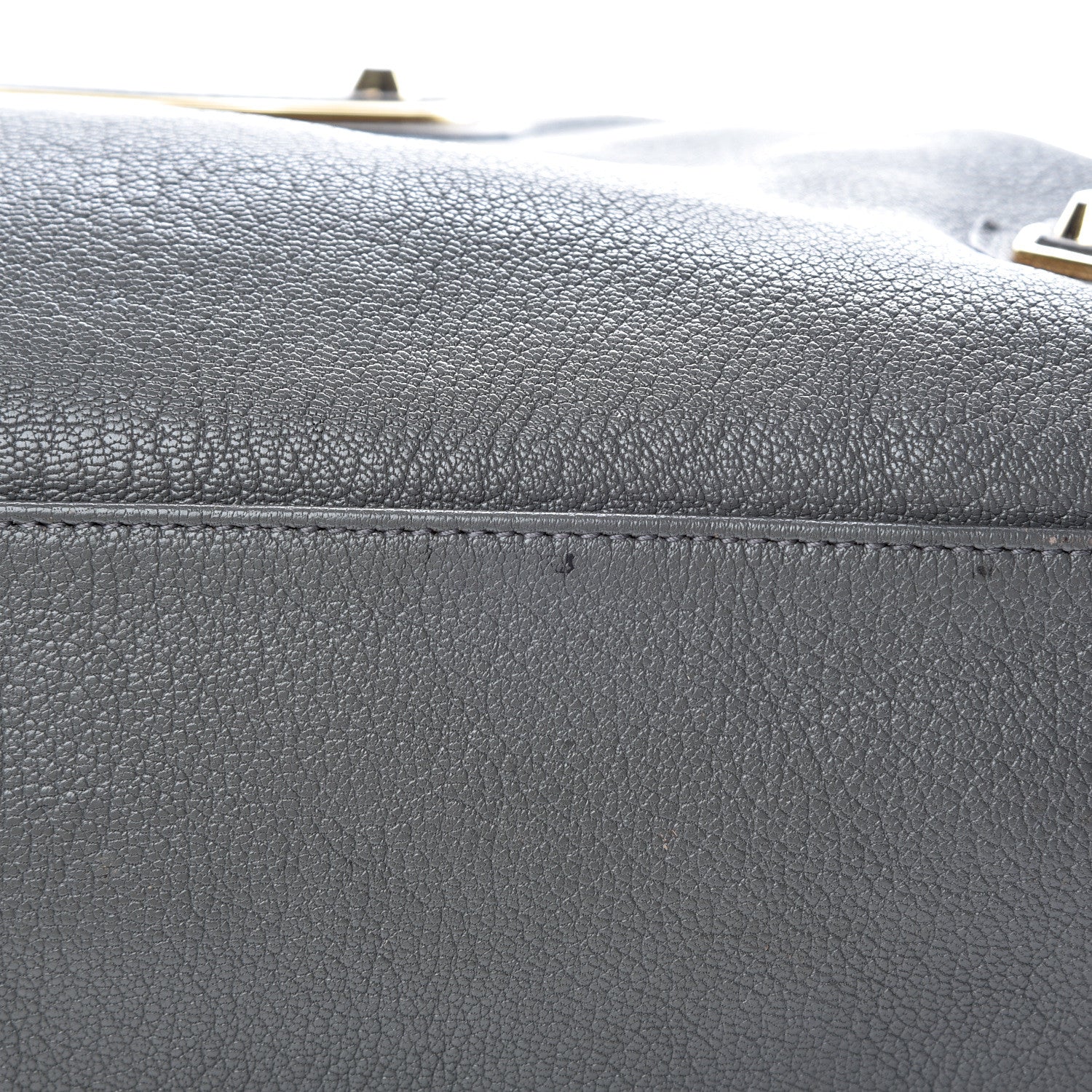 Balenciaga Chevre Gold Metallic Edge Hardware City Gris Acier 10 of 11