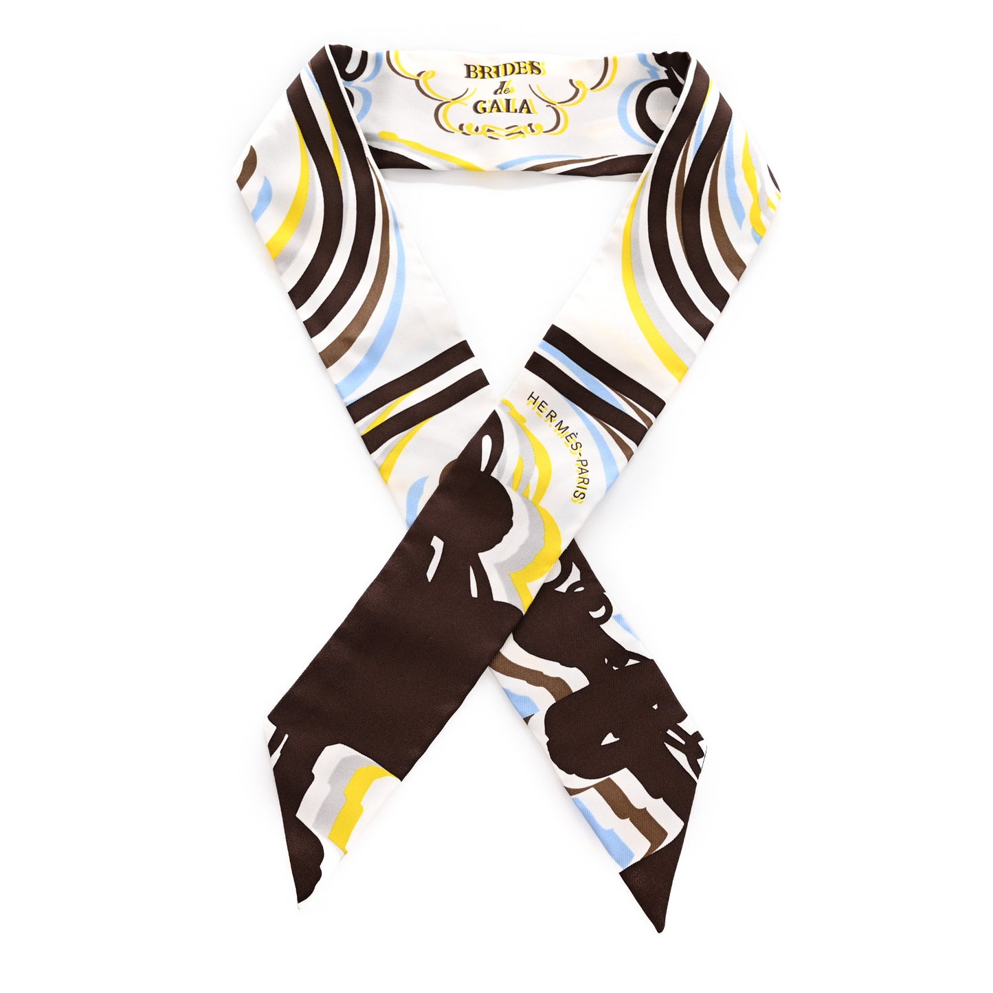 Silk Brides De Gala Shadow Twilly Marron White Jaune
