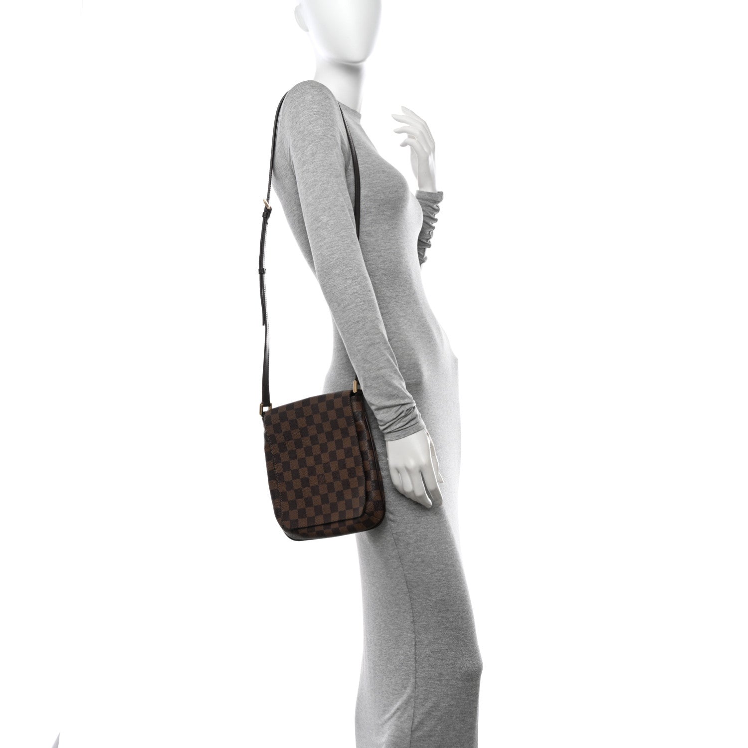 Louis Vuitton Damier Ebene Musette Salsa 2 of 9