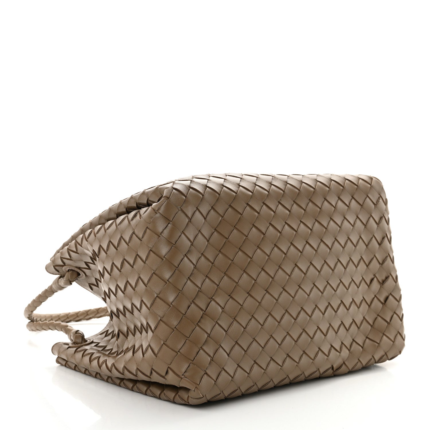 Bottega Veneta Nappa Intrecciato Large Andiamo Parachute Shoulder Bag Pinecone 5 of 10