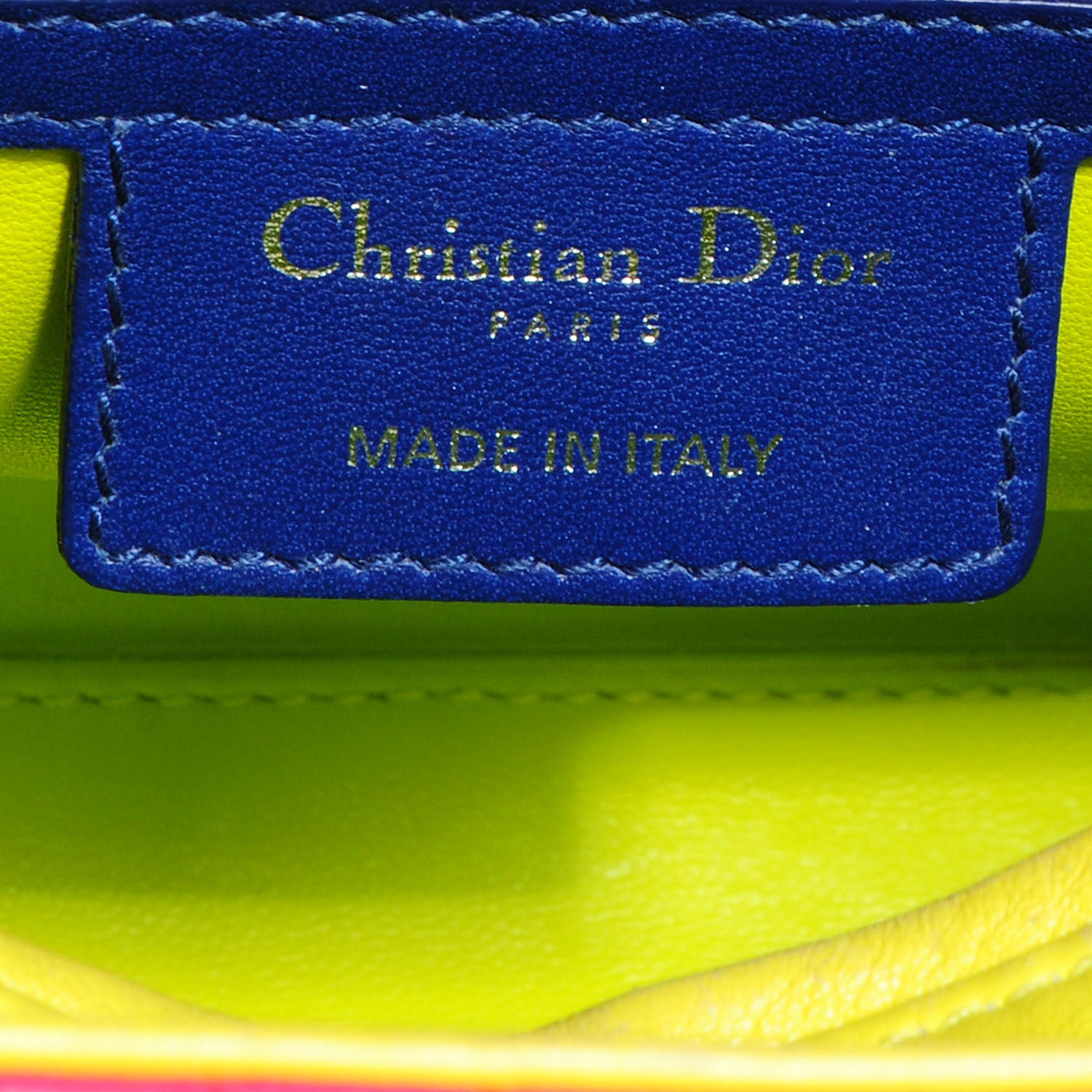 Christian Dior Lambskin Cannage Medium Tri-Color Lady Dior Pink 6 of 9
