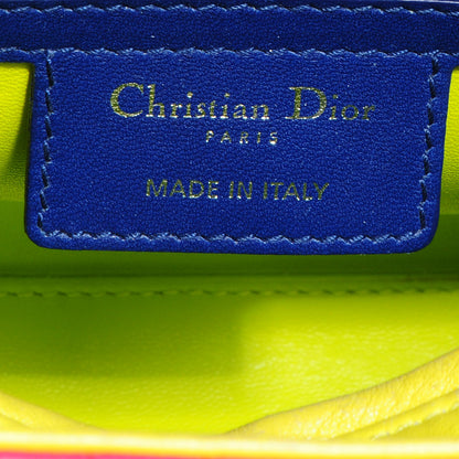 Christian Dior Lambskin Cannage Medium Tri-Color Lady Dior Pink 6 of 9