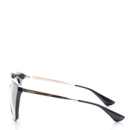 Prada Acetate Cinema Sunglasses SPR 09Q Black 2 of 6