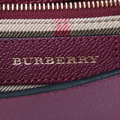 Burberry Soft Grain Calfskin Small Buckle Bag Dark Plum 5 of 8
