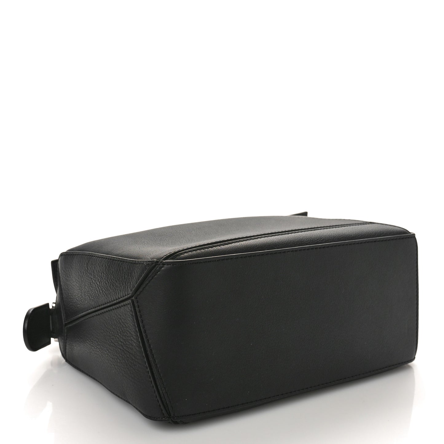 Calfskin Small Puzzle Bag Black
