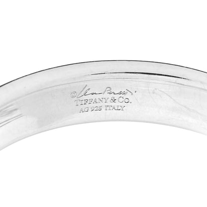 Tiffany Sterling Silver Narrow Elsa Peretti Doughnut Bangle Bracelet 3 of 3