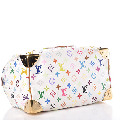 Louis Vuitton Monogram Multicolor Speedy 30 White 4 of 14